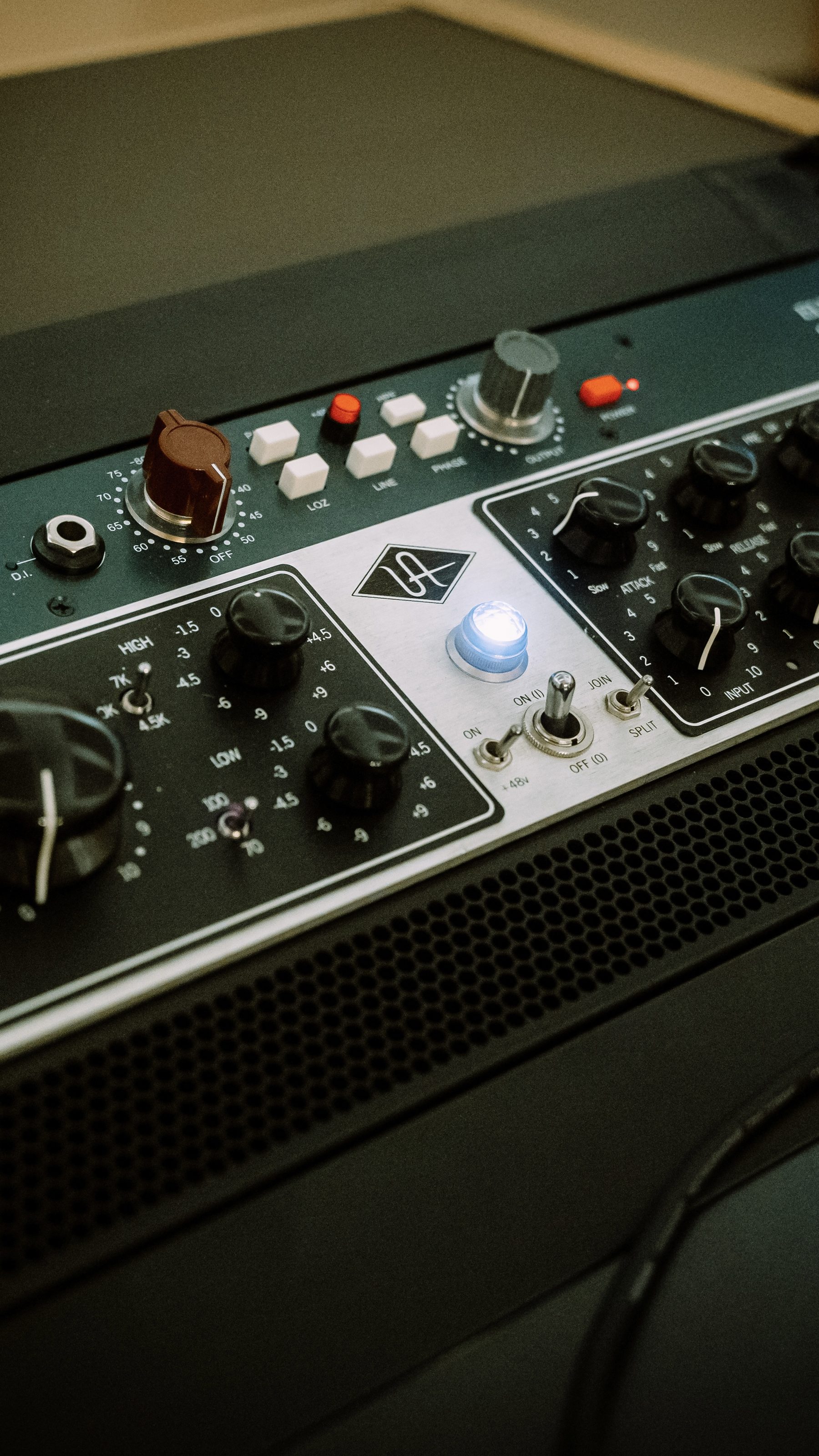 Nahaufnahme Preamp-Regler